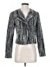 CAbi Chevron-herringbone Silver Blazer Size 4 - photo 1