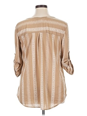Eden & Olivia Long Sleeve Henley (view 2)