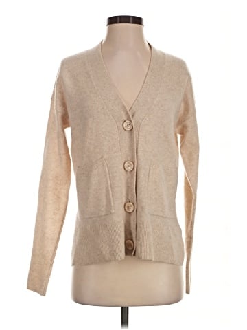 Aqua Cashmere Cardigan (view 1)