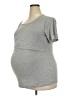 Smallshow Gray Short Sleeve Top Size XXL Maternity - photo 1