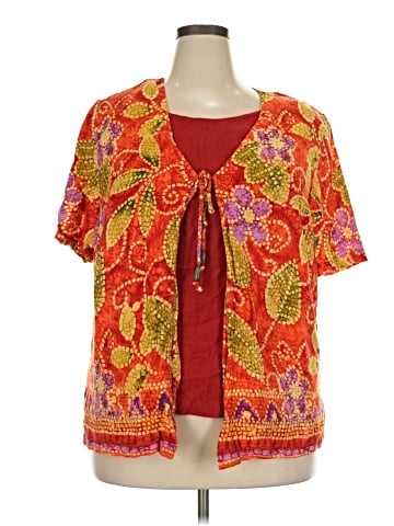 DressBarn Short Sleeve Blouse (view 1)