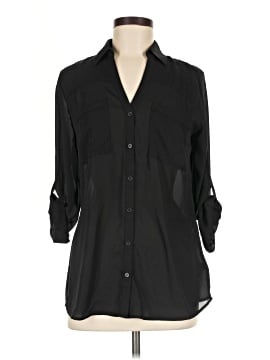 Express 3/4 Sleeve Button-Down Shirt (view 1)