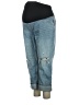 Isabel Maternity 100% Cotton Blue Jeans Size 16 - photo 1