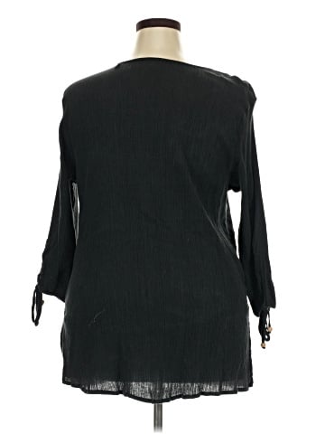Merona Long Sleeve Blouse (view 2)