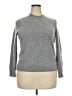 Quince 100% Cashmere Gray Cashmere Pullover Sweater Size 2X - photo 1
