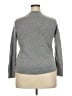 Quince 100% Cashmere Gray Cashmere Pullover Sweater Size 2X - photo 2