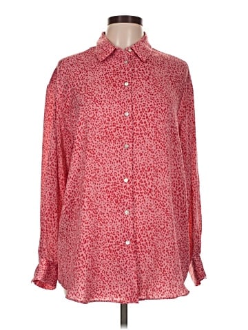 Zara Long Sleeve Button-Down Shirt (view 1)