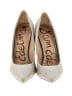 Sam Edelman Silver Heels Size 8 - photo 2
