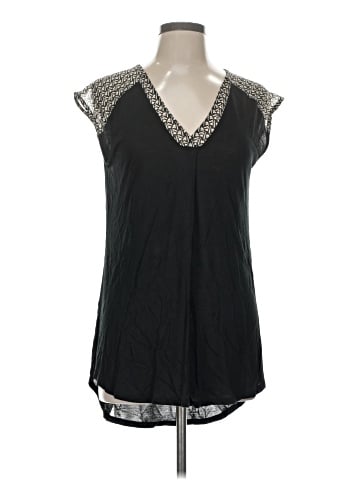 Little Yellow Button Sleeveless Blouse (view 1)