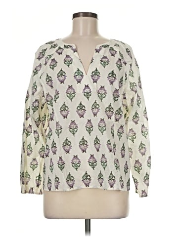 J.Crew Factory Store Long Sleeve Blouse (view 1)