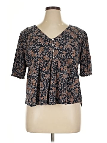 Lucky Brand Short Sleeve Henley (view 1)