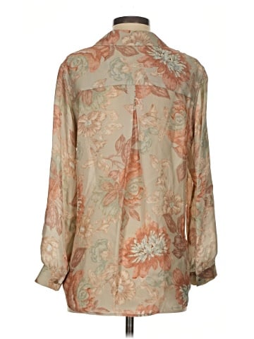 L'Agence 3/4 Sleeve Silk Top (view 2)