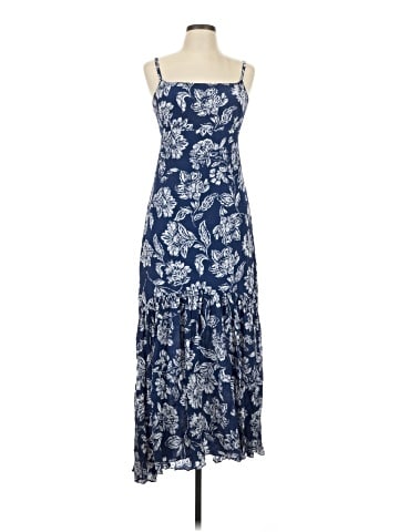 Madewell Textured Maxi Slip Dress in Floral (view 1)