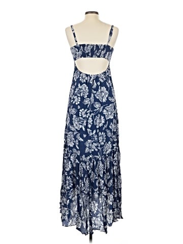 Madewell Textured Maxi Slip Dress in Floral (view 2)