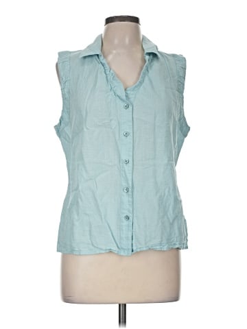 CAbi Sleeveless Button-Down Shirt (view 1)