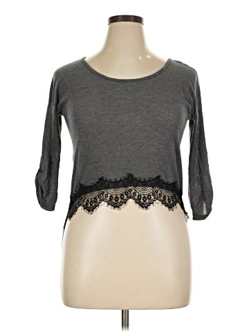 Charlotte Russe 3/4 Sleeve Top (view 1)