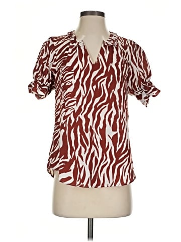Bishop + Young Short Sleeve Blouse (view 1)