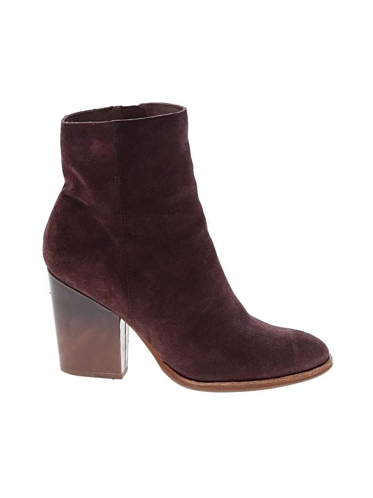 Pre-owned Kork-ease Ankle Boots In Burgundy
