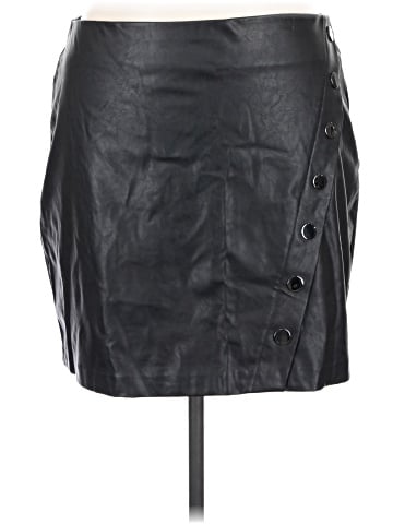 INC International Concepts Faux Leather Skirt (view 1)