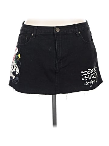 Ed Hardy Denim Skirt (view 1)
