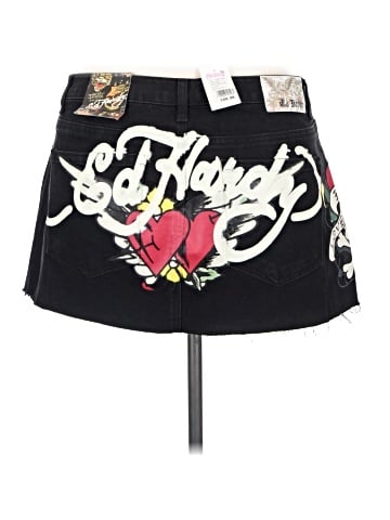 Ed Hardy Denim Skirt (view 2)