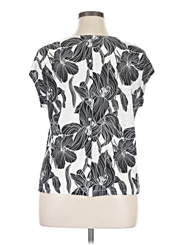 Tahari Short Sleeve Top (view 2)