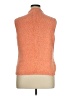 Talbots Graphic Tropical Tweed Orange Sweater Vest Size XL - photo 2