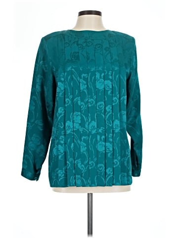 Nordstrom Long Sleeve Silk Top (view 1)