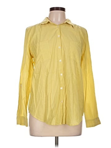 Ann Taylor Factory Long Sleeve Button-Down Shirt (view 1)