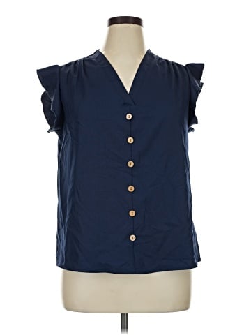 Emery Rose Short Sleeve Blouse (view 1)