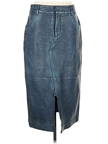Wilsons Leather Denim Skirt (view 1)