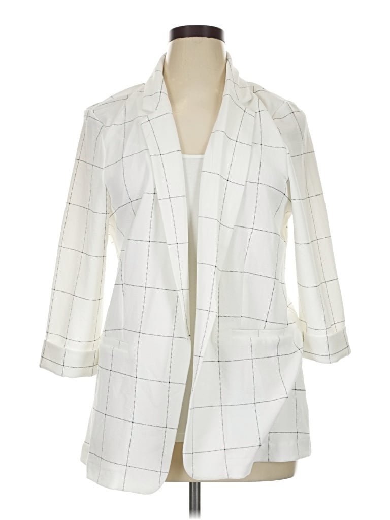 Pre-owned Maurices Blazer Jacket In White