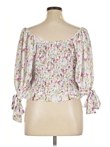 FASHION TO FIGURE 3/4 Sleeve Blouse (view 2)