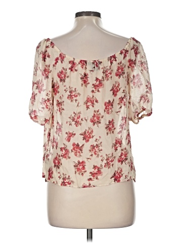 Paige Short Sleeve Silk Top (view 2)