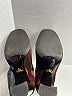 Prada Color Block Red Brown Patchwork Suede Booties Size EU 38 - photo 5