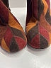 Prada Color Block Red Brown Patchwork Suede Booties Size EU 38 - photo 3