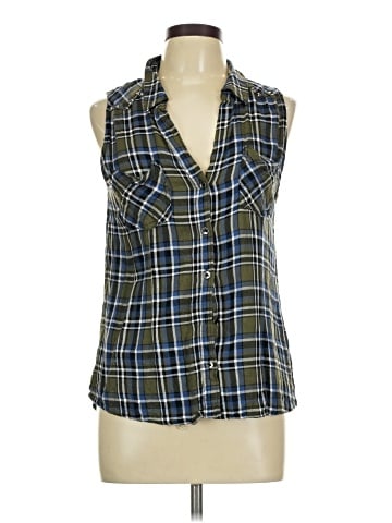 Rock & Republic Sleeveless Button-Down Shirt (view 1)