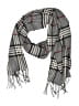 Unbranded Plaid Gray Scarf One size - photo 1