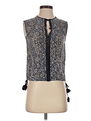 Tory Burch Sleeveless Silk Top (view 1)