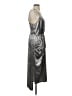 BCBGeneration Metallic Silver Cocktail Dress Size S - photo 4