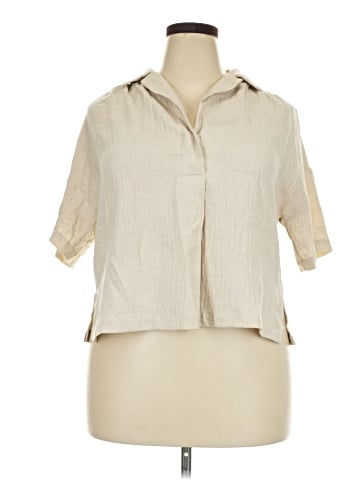 Max Studio Short Sleeve Blouse (view 1)