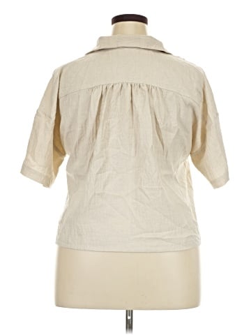 Max Studio Short Sleeve Blouse (view 2)