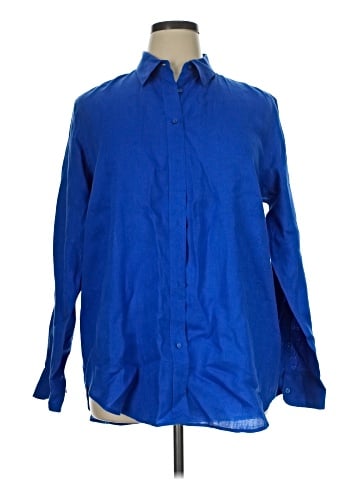 Lauren by Ralph Lauren Long Sleeve Button-Down Shirt (view 1)