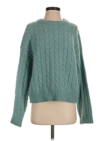 Olive Pullover Sweater (view 1)