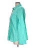 Talbots Polka Dots Teal Long Sleeve Button-Down Shirt Size L - photo 5