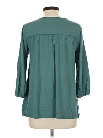 Garnet Hill 3/4 Sleeve Blouse (view 2)