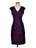 Chaps Paisley Purple Cocktail Dress Size S (petite) - photo 1