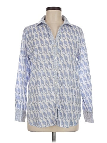 Sigrid Olsen Long Sleeve Button-Down Shirt (view 1)