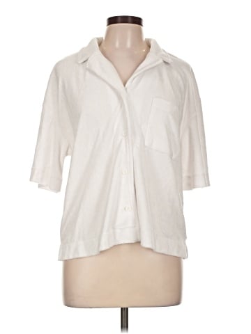 Gap 3/4 Sleeve Button-Down Shirt (view 1)