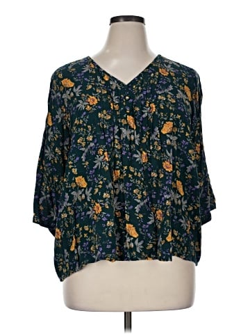 Fun2Fun 3/4 Sleeve Blouse (view 1)